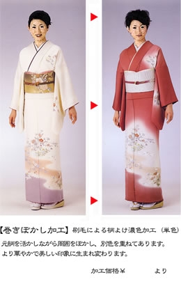 巻きぼかし加工